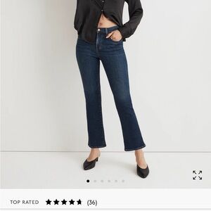 Madewell Women's Mid-rise Kick Out Jeans Size 25